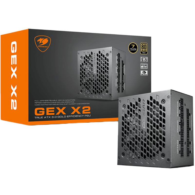 Блок живлення COUGAR GEX X2 1000W (GEX X2 1000) ККД 91