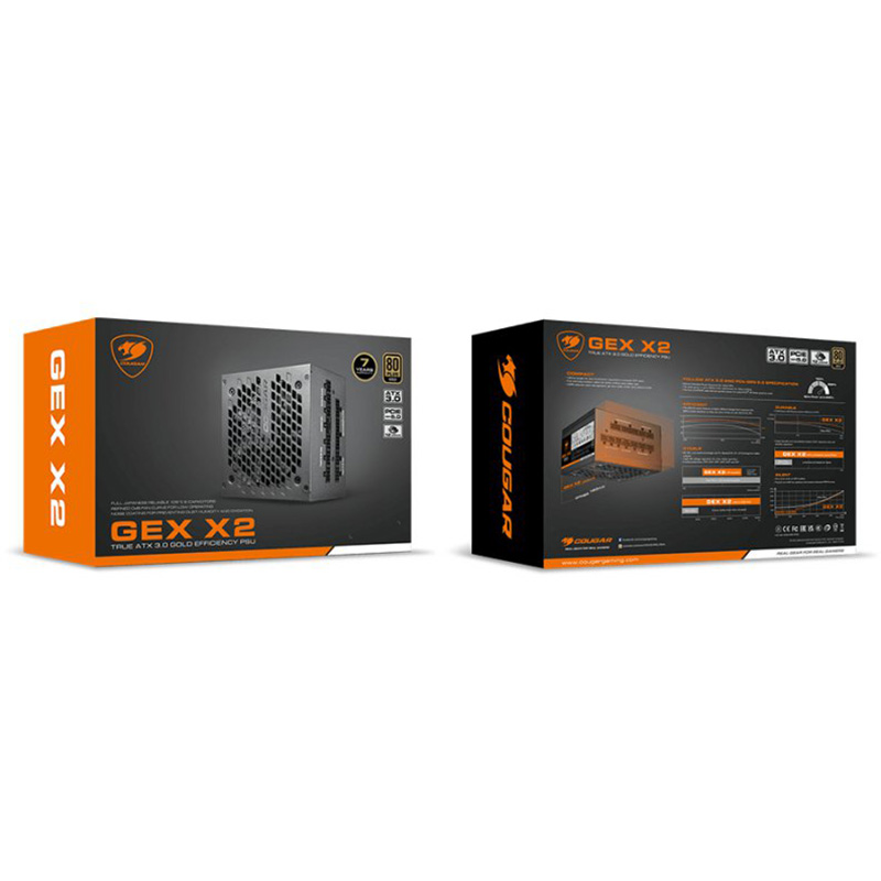 Зовнішній вигляд Блок живлення COUGAR GEX X2 1000W (GEX X2 1000)