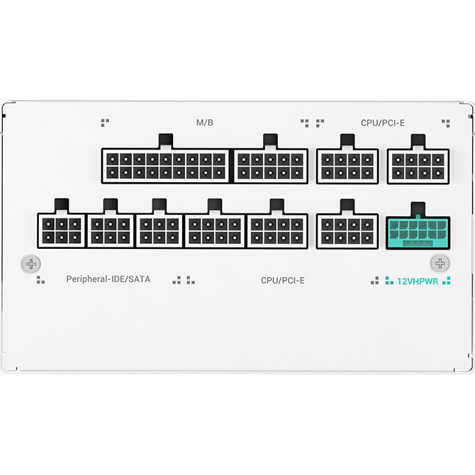 Внешний вид Блок питания DEEPCOOL PX1000G WH 1000W (R-PXA00G-FC0W-EU)