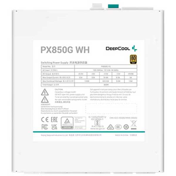 Блок питания DEEPCOOL PX850G WH (R-PX850G-FC0W-EU) 850W Мощность 850