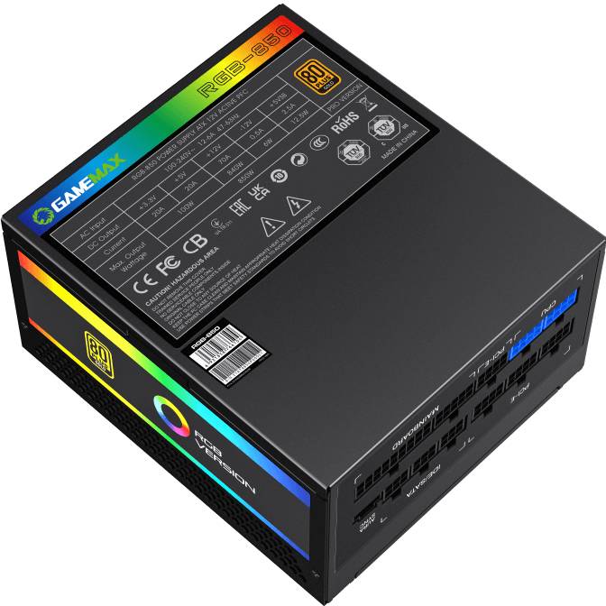 В Україні Блок живлення GAMEMAX RGB 850 PRO