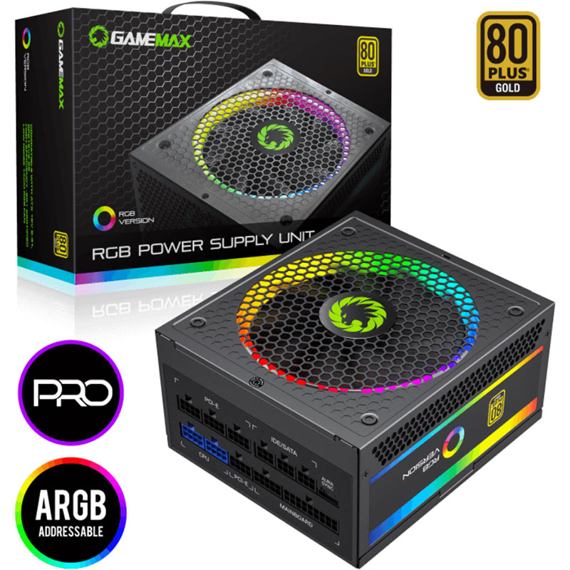 Покупка Блок питания GAMEMAX RGB 750 PRO (RGB 750 PRO (ATX3.03.1 PCIe5.0))