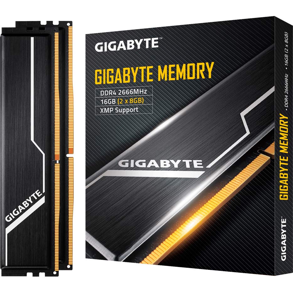 Набор GIGABYTE 16Gb DDR4 2666MHz (GP-GR26C16S8K2HU416) Объем 16 Гб