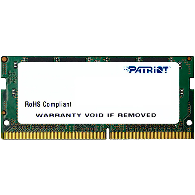 Модуль памяти PATRIOT DDR4 8GB 2666Mhz SO-DIMM (PSD48G266681S) Модуль памяти PATRIOT DDR4 8GB 2666Mhz SO-DIMM (PSD48G266681S)