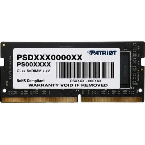 

Модуль памяти PATRIOT DDR4 16GB 2400Mhz SO-DIMM (PSD416G24002S), DDR4 2400 16GB SO-DIMM (PSD416G24002S)