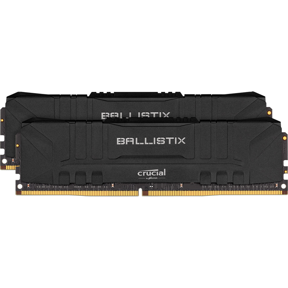 

Модуль памяти MICRON CRUCIAL Ballistix DDR4 2x8Gb 2666Mhz Black (BL2K8G26C16U4B), Ballistix DDR4 2x8Gb 2666Mhz