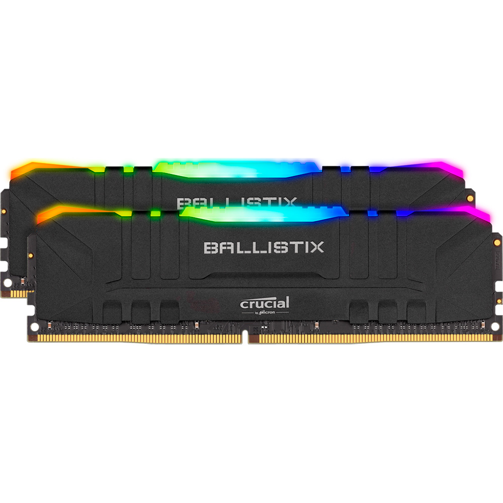 

Модуль памяти CRUCIAL Ballistix DDR4 2x8Gb 3200Mhz RGB (BL2K8G32C16U4BL), Ballistix DDR4 2x8Gb 3200Mhz