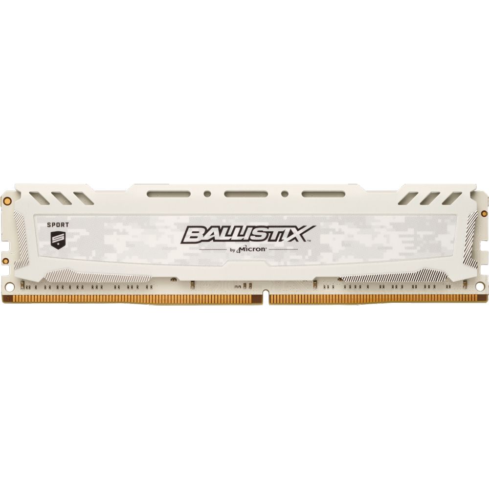 Модуль памяти CRUCIAL Ballistix Sport LT DDR4 16GB 3000Mz White (BLS16G4D30AESC)