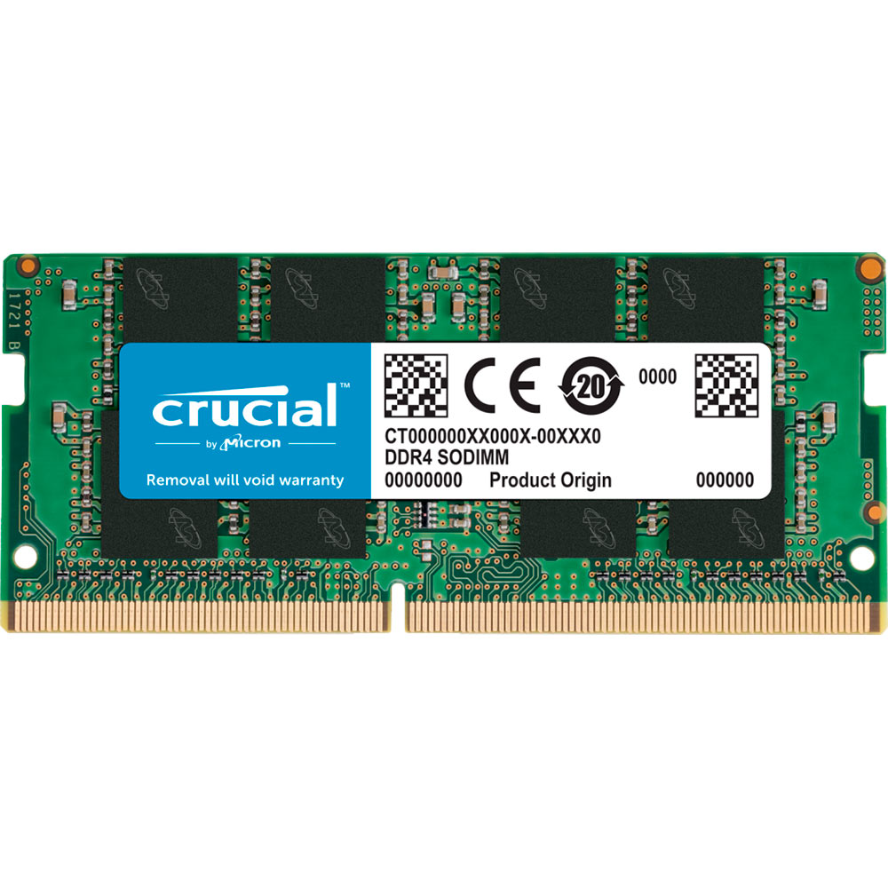 

Модуль памяти MICRON CRUCIAL DDR4 16Gb 3200Mhz SO-DIMM (CT16G4SFD832A), для ноутбука DDR4 16Gb 3200Mhz