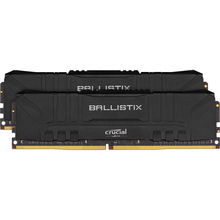 Модуль пам'яті MICRON Crucial Ballistix DDR4 8GBx2 2400Mhz Black (BL2K8G24C16U4B)