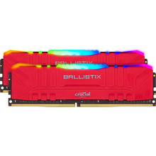 Модуль пам'яті MICRON Crucial Ballistix DDR4 8GBx2 3000Mhz Red (BL2K8G30C15U4RL)