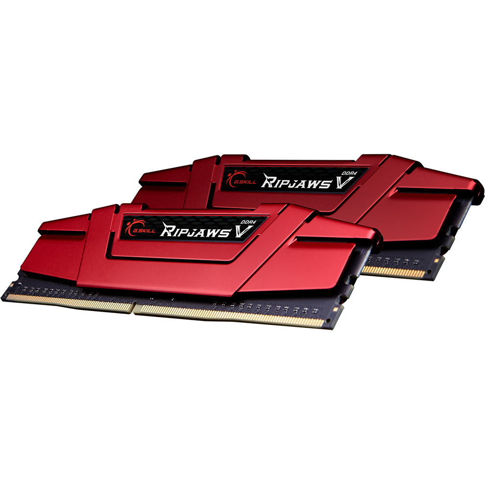Модуль пам'яті G. SKILL Ripjaws V DDR4 2х8GB 3000Mhz Ripjaws V Red (F4-3000C16D-16GVRB) Призначення для настільного комп'ютера