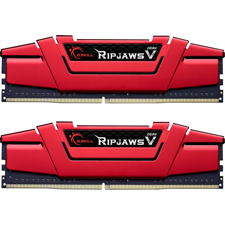 Модуль пам'яті G. SKILL Ripjaws V DDR4 2х8GB 3000Mhz Ripjaws V Red (F4-3000C16D-16GVRB)