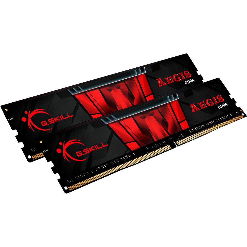 Набір G.SKILL 16Gb DDR4 3000MHz Aegis (F4-3000C16D-16GISB) Призначення для настільного комп'ютера