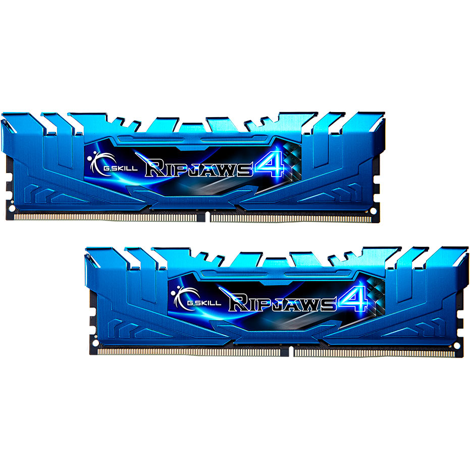 

Модуль памяти G.SKILL Ripjaws 4 DDR4 2x8GB 3000Mhz Blue (F4-3000C15D-16GRBB), DDR4 2x8GB/3000 Ripjaws 4 Blue