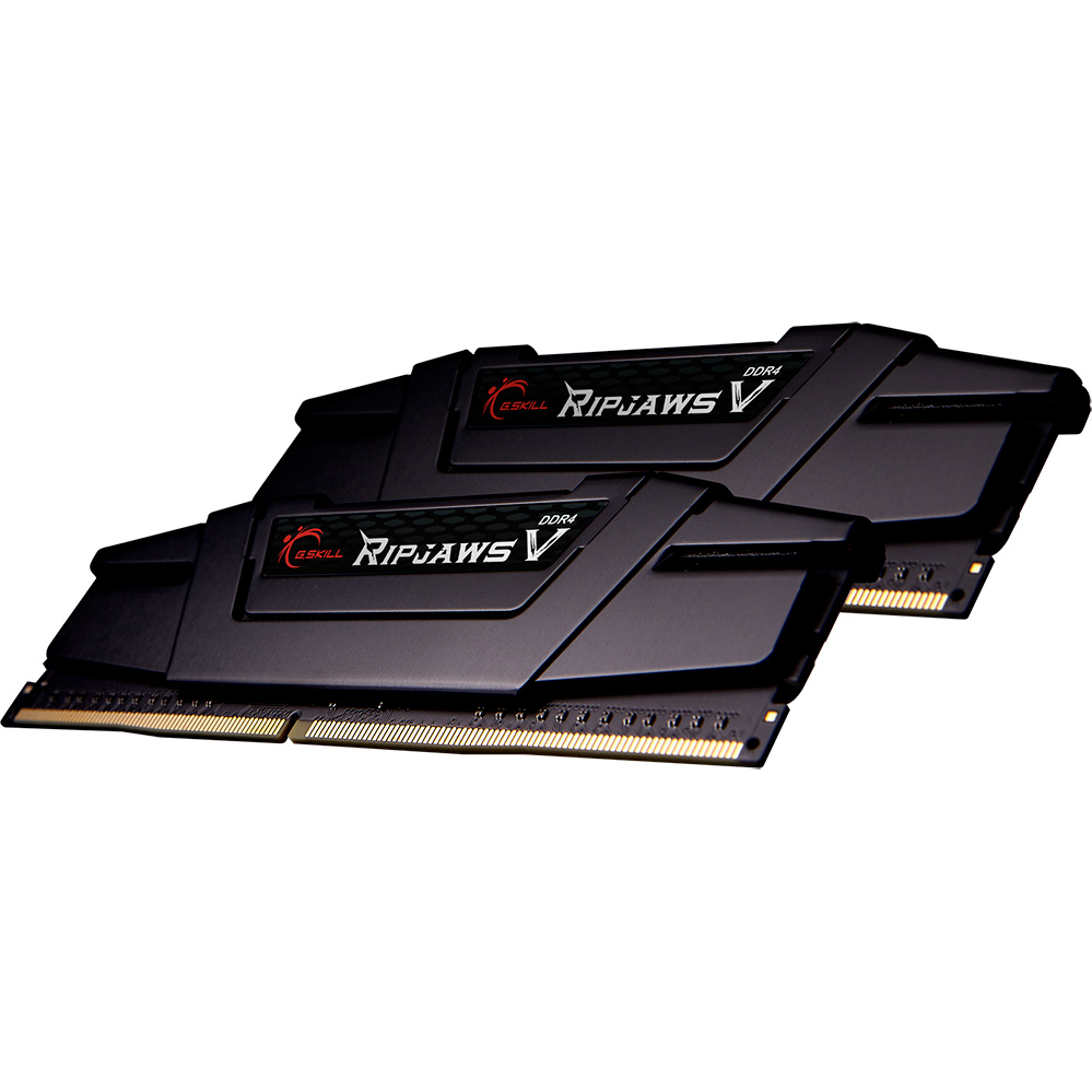 Набір G.SKILL 16Gb DDR4 4000MHz Ripjaws V Black (F4-4000C18D-16GVK) Призначення для настільного комп'ютера