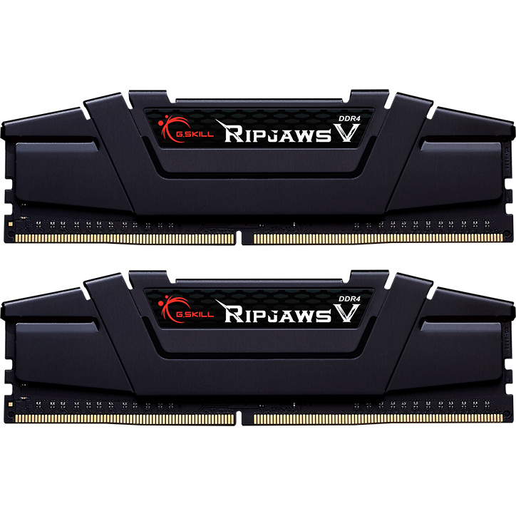 Набір G.SKILL 16Gb DDR4 4000MHz Ripjaws V Black (F4-4000C18D-16GVK)