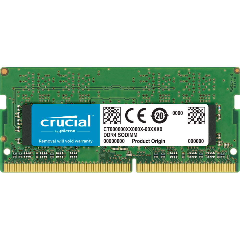 Модуль пам'яті MICRON Crucial DDR4 32GB 3200Mhz SO-DIMM (CT32G4SFD832A)