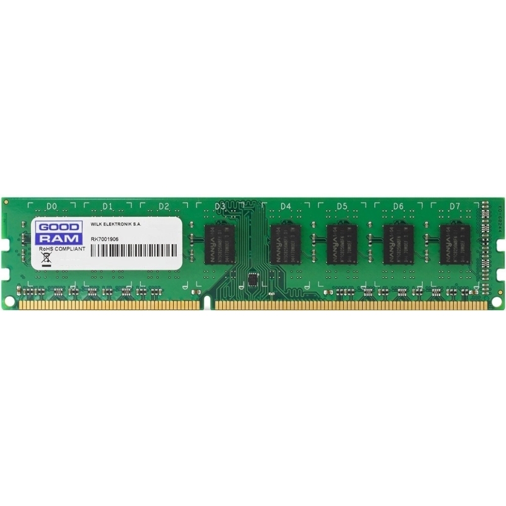 Модуль памяти GOODRAM DDR3 8Gb 1600Mhz БЛИСТЕР (GR1600D3V64L11/8G)