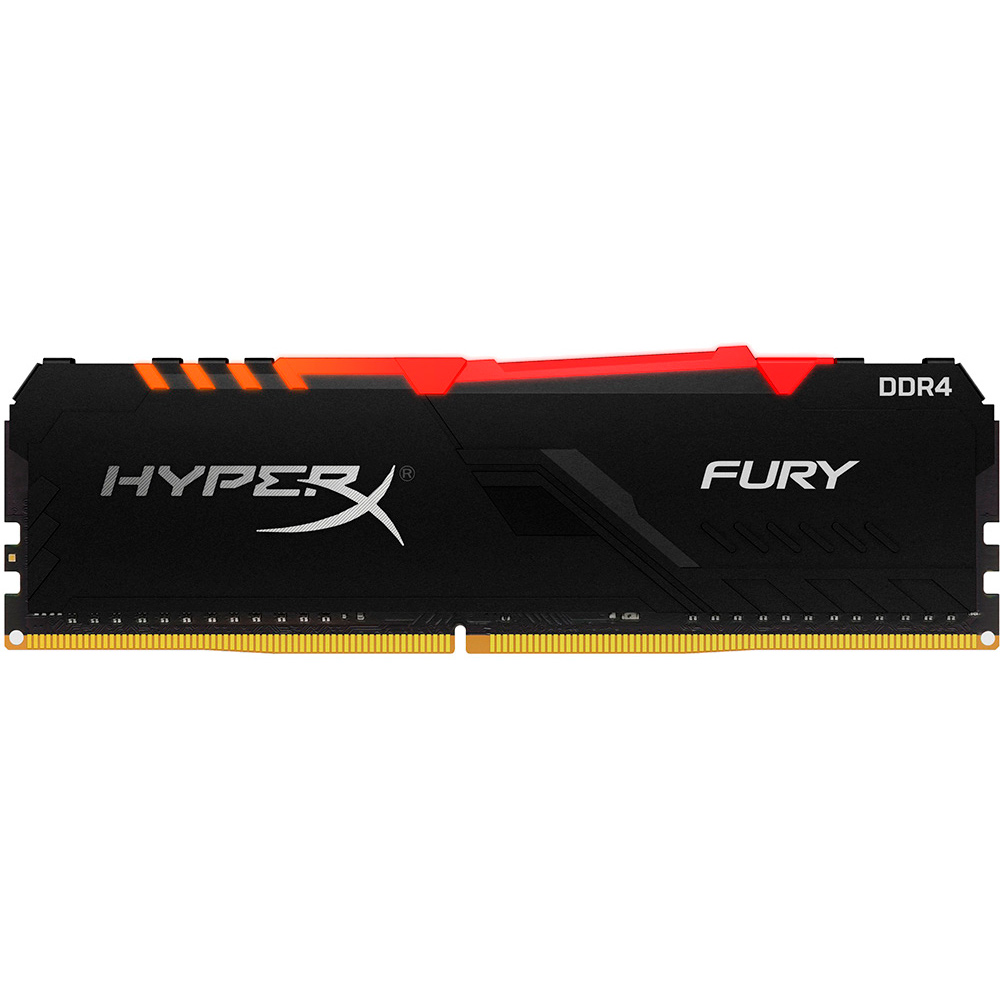 

Модуль памяти KINGSTON HyperX Fury DDR4 16GB 3733Mhz RGB (HX437C19FB3A/16), HyperX Fury DDR4 3733 16GB RGB