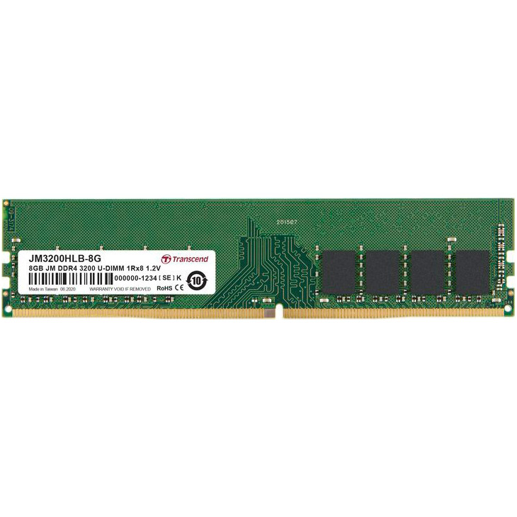 Модуль памяти TRANSCEND DDR4 8Gb 3200Mhz JM3200HLB-8G БЛИСТЕР