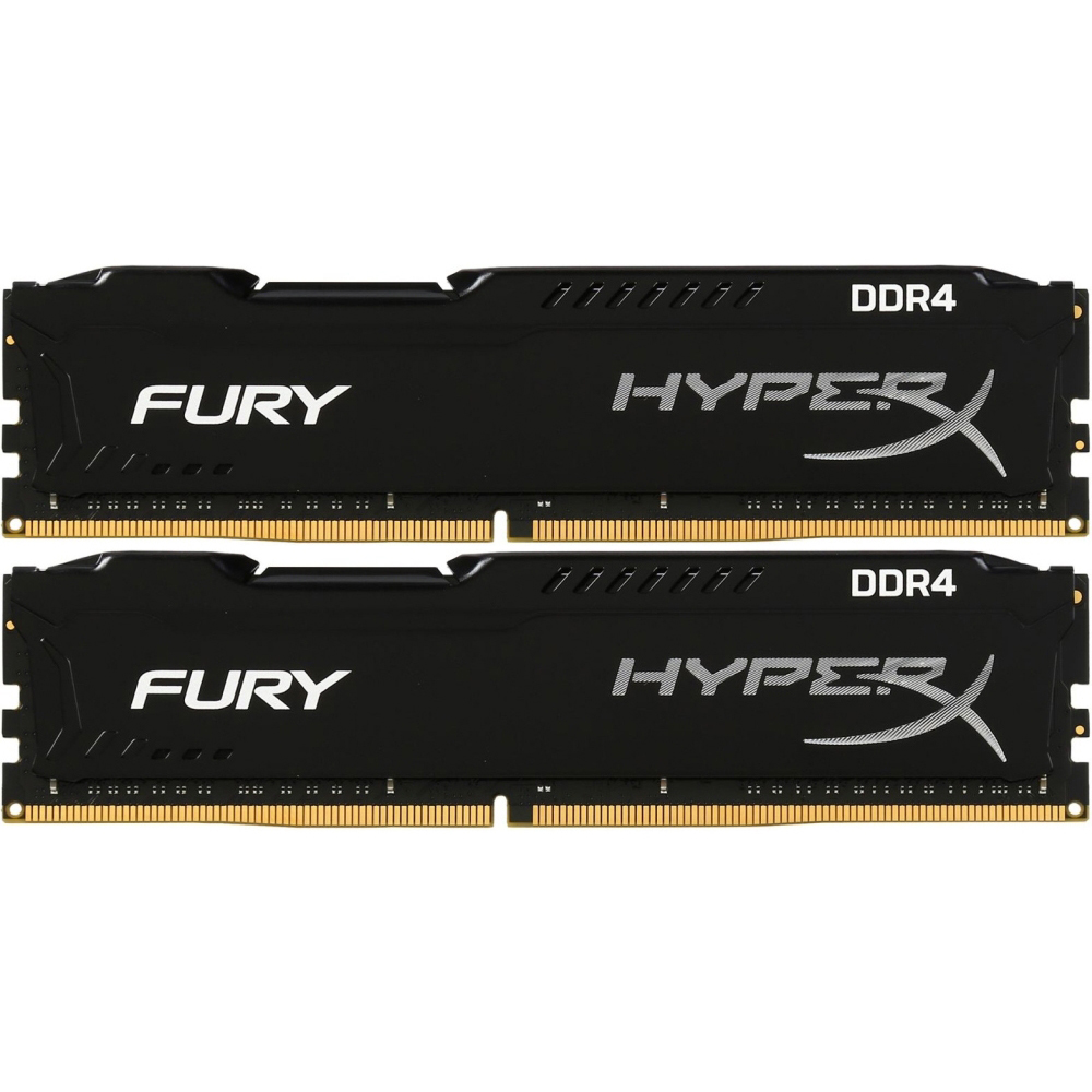 HyperX OC KIT DDR4 2x4Gb 2400Mhz CL15 Fury Black