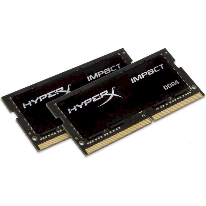 

Модуль памяти KINGSTON HyperX Impact (Kit of 2) 32GB 2933MHz DDR4 SODIMM (HX429S17IB2K2/32), HyperX Impact (Kit of 2) 32GB 2933MHz DDR4 SODIMM