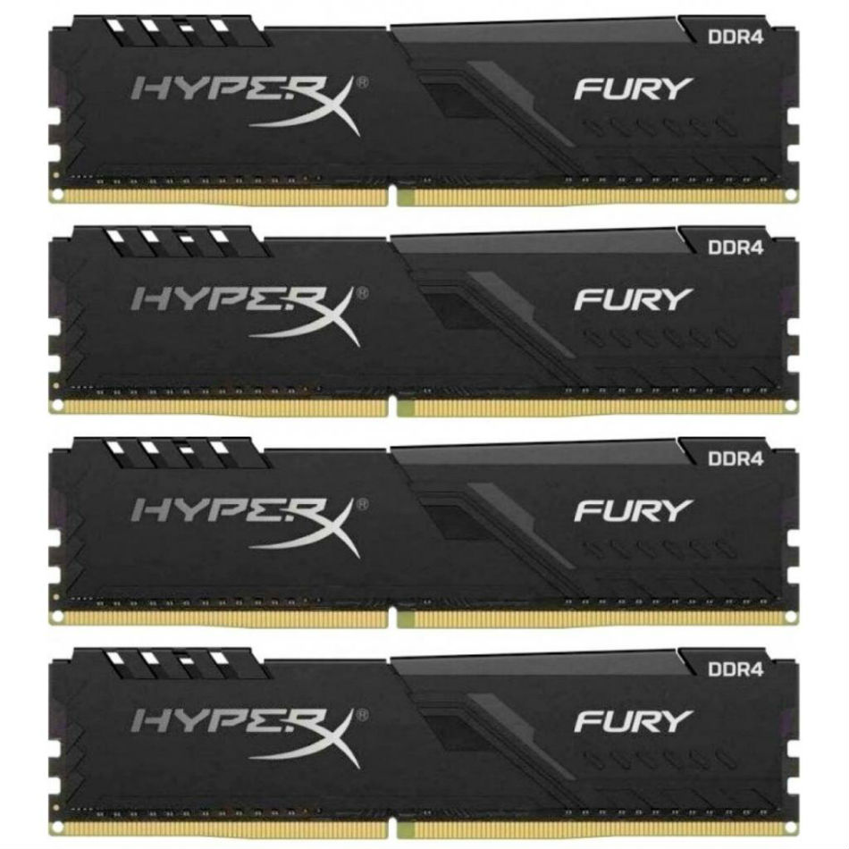 Набір KINGSTON 64Gb DDR4 3200MHz HyperX Fury Black (HX432C16FB4K4/64)