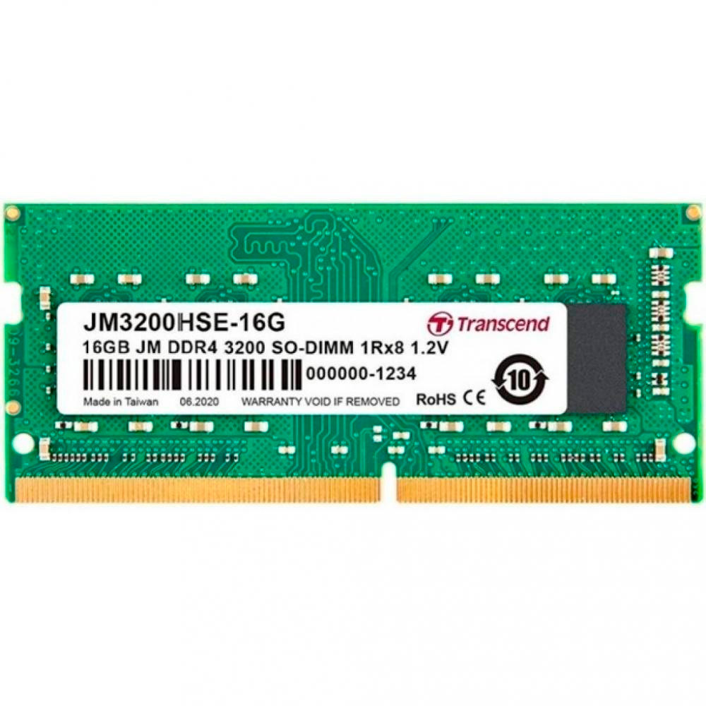 Модуль пам'яті TRANSCEND DDR4 16GB 3200MHz JetRam (JM3200HSE-16G)