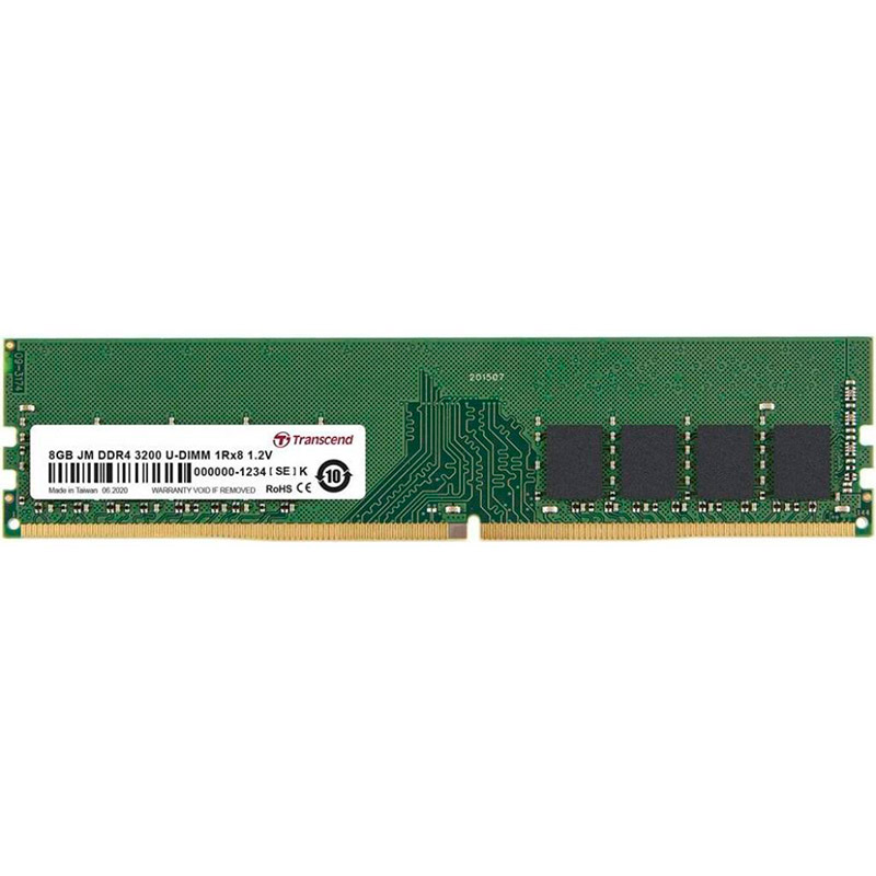 Модуль памяти TRANSCEND 8Gb DDR4 3200MHz (JM3200HLG-8G)