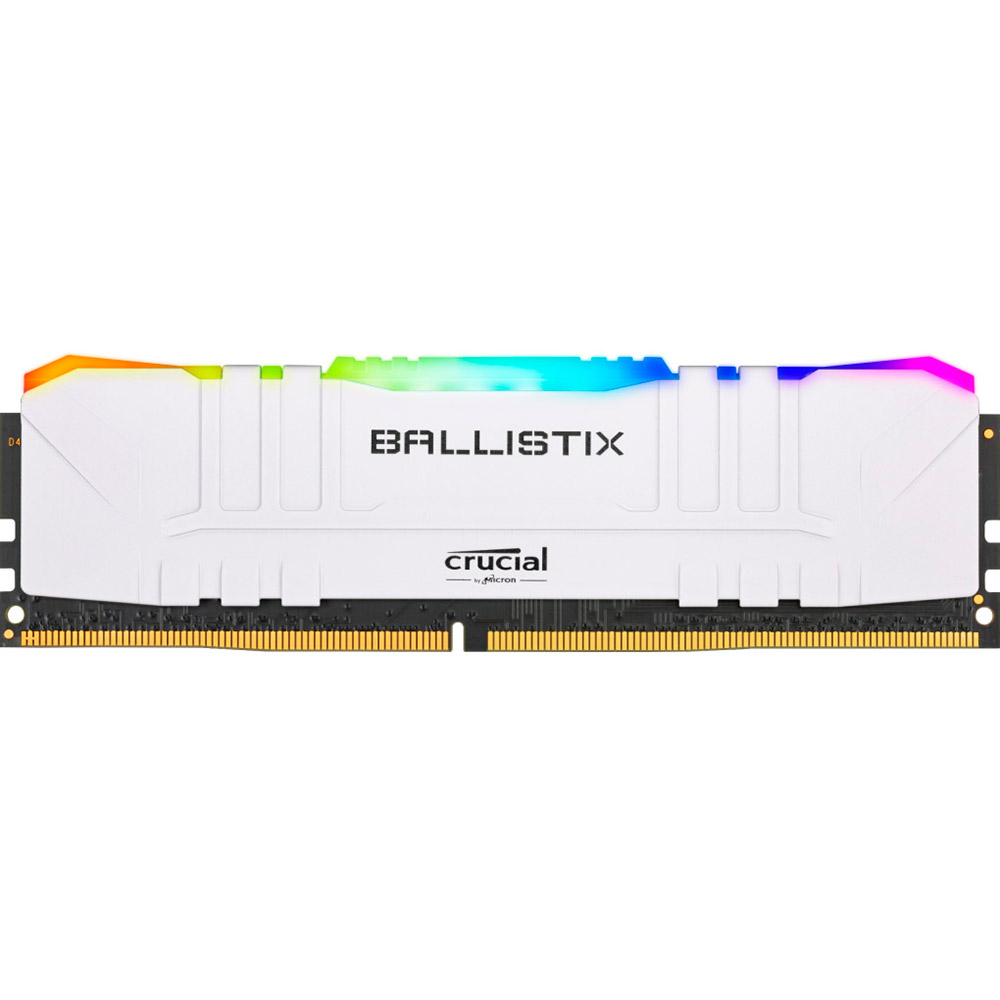 Модуль памяти Crucial 8Gb DDR4 3600MHz Ballistix RGB White (BL8G36C16U4WL)