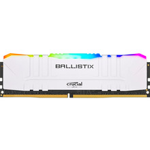 Модуль памяти Crucial 8Gb DDR4 3600MHz Ballistix RGB White (BL8G36C16U4WL)