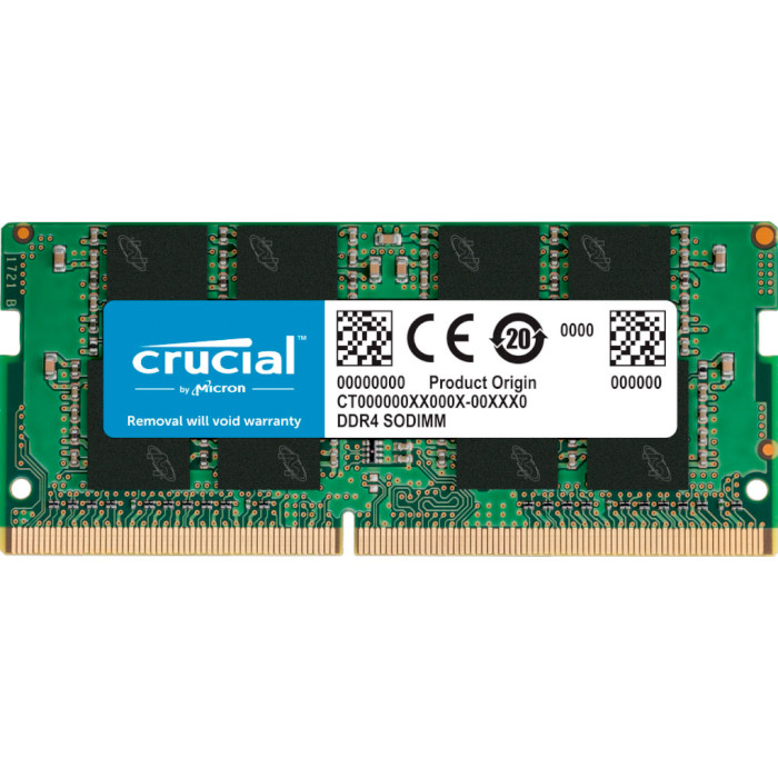 

Модуль памяти CRUCIAL DDR4 8Gb 3200Mhz (CT8G4SFRA32A), для ноутбука DDR4 8Gb 3200Mhz