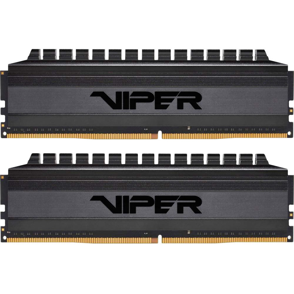 Набір PATRIOT 16Gb DDR4 3200MHz Viper 4 Blackout (PVB416G320C6K)