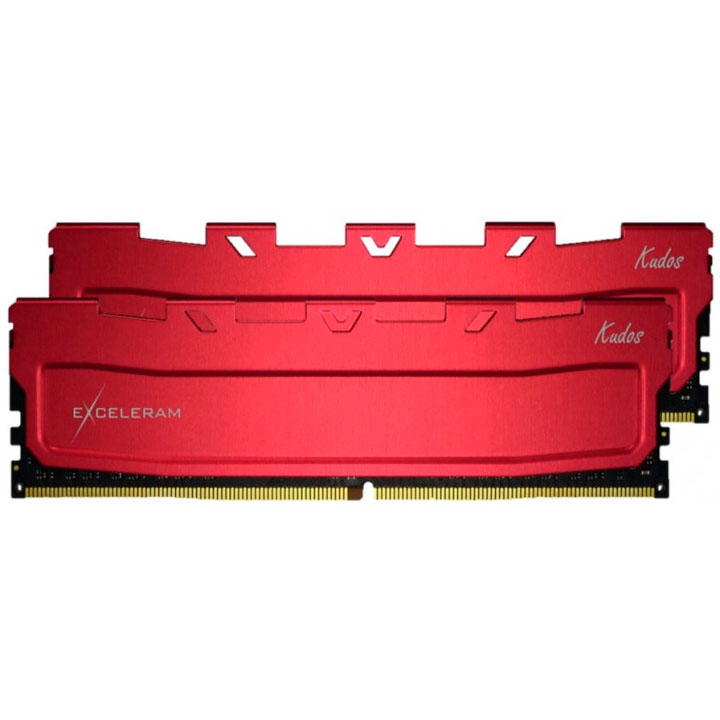 

Набор EXCELERAM DDR4 32GB (2x16GB) 3600 MHz Red Kudos (EKRED4323618CD), DDR4 32GB (2x16GB) 3600 MHz Red Kudos