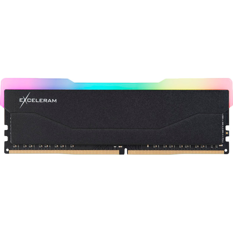 

Модуль памяти EXCELERAM 16GB DDR4 3600 MHz RGB X2 Series Black (ERX2B416369C), DDR4 16GB 3600 MHz RGB X2 Series Black