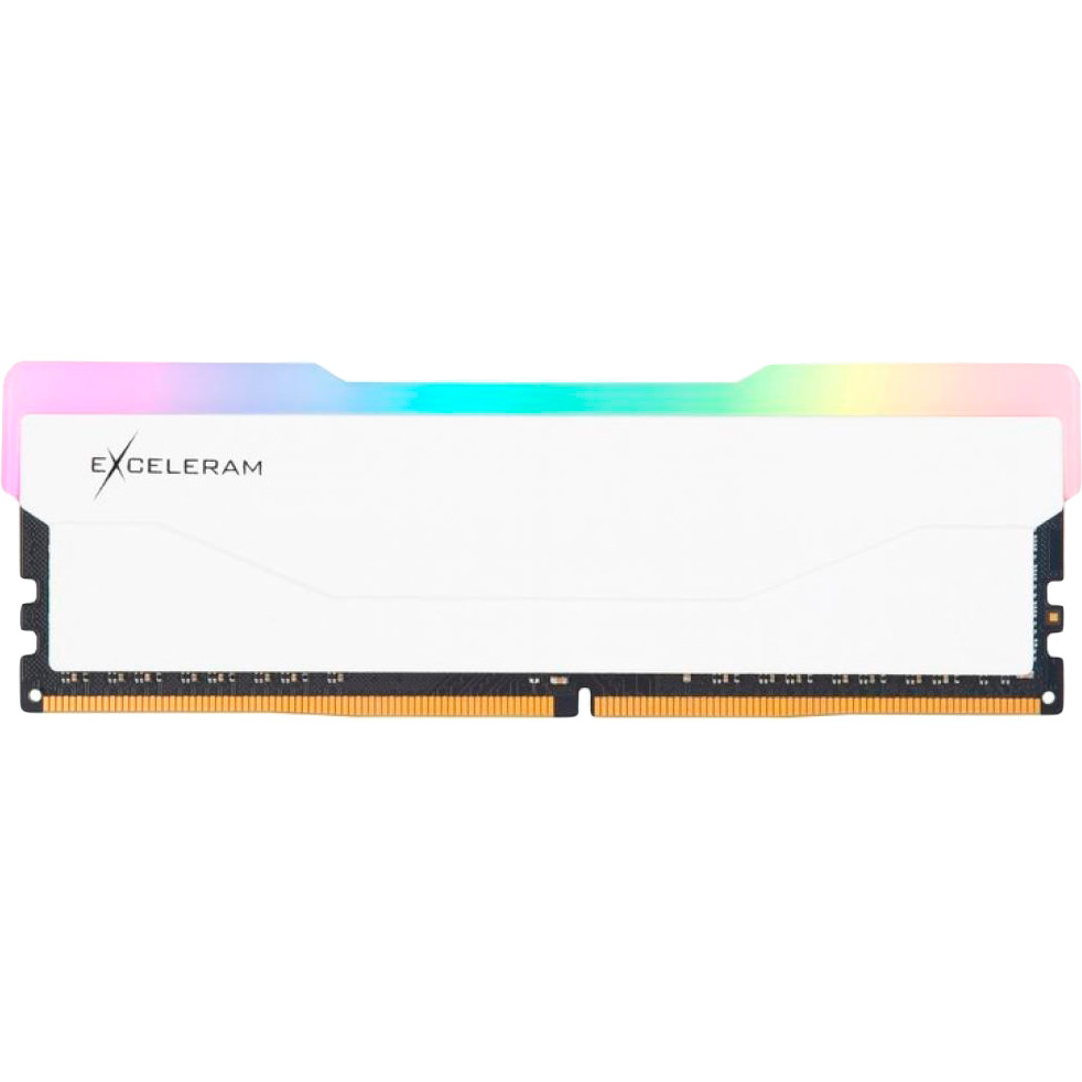 

Модуль памяти EXCELERAM DDR4 16GB 2666 MHz RGB X2 Series White (ERX2W416269C), DDR4 16GB 2666 MHz RGB X2 Series White