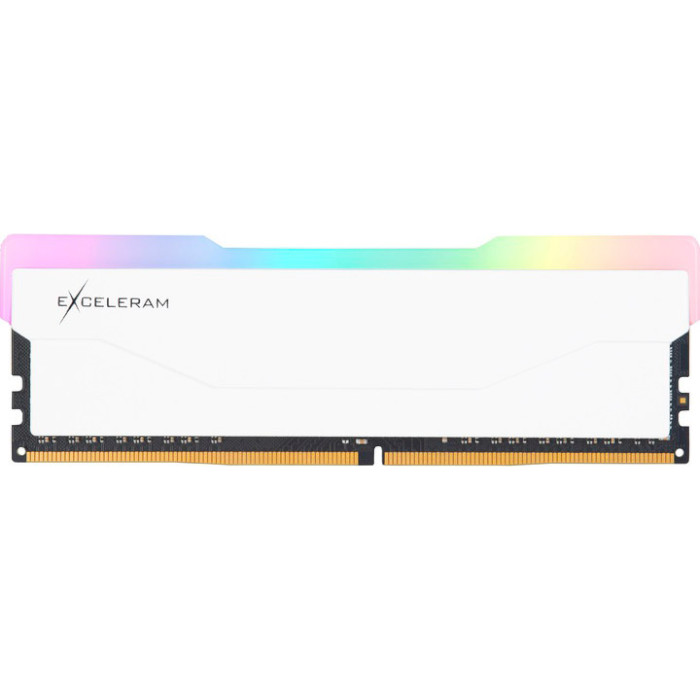 

Модуль памяти EXCELERAM DDR4 8GB 3600 MHz RGB X2 Series White (ERX2W408369A), DDR4 8GB 3600 MHz RGB X2 Series White