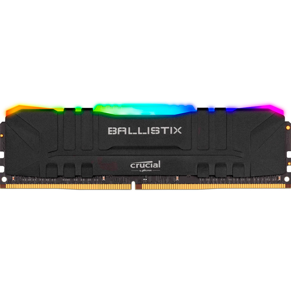 Модуль пам'яті Crucial DDR4-3600 8 GB Ballistix Black RGB (BL8G36C16U4BL)