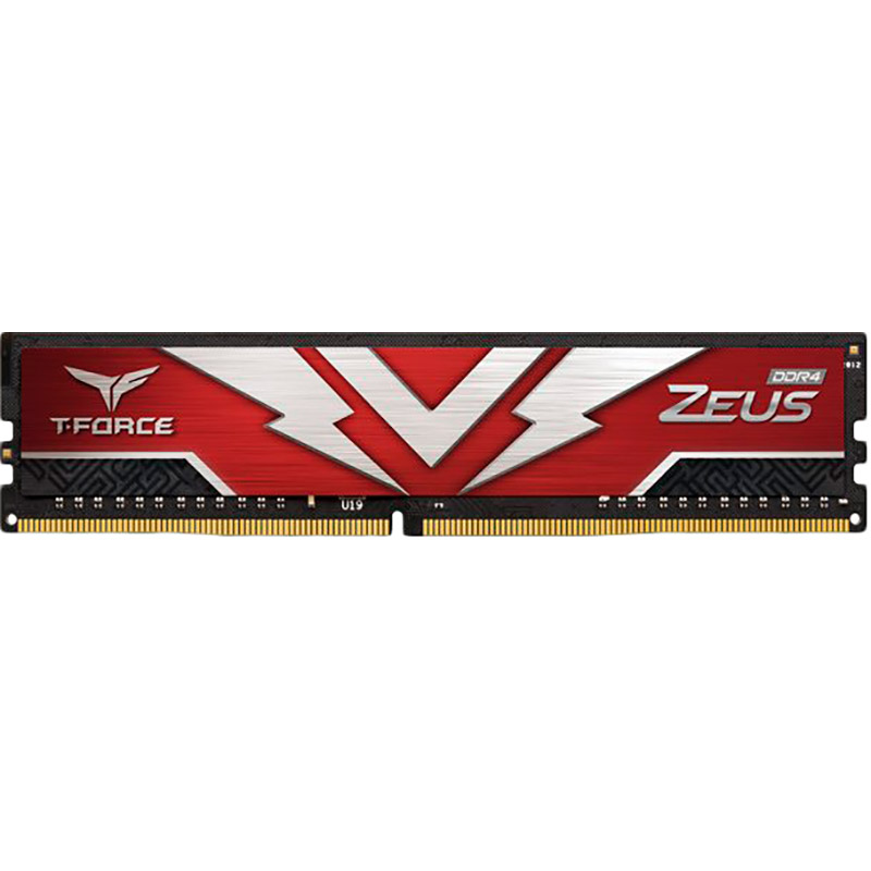 Модуль пам'яті TEAM 16GB DDR4 3200 Mhz T-Force Zeus Red (TTZD416G3200HC2001)