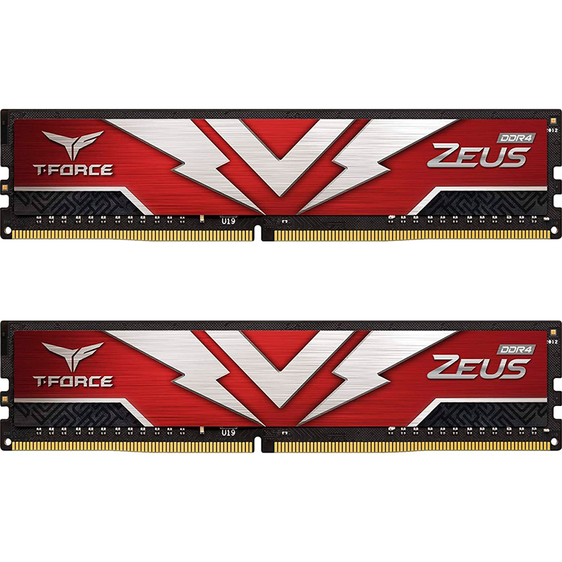 Набір TEAM 16GB DDR4 3000MHz T-Force Zeus Red (TTZD416G3000HC16CDC01)