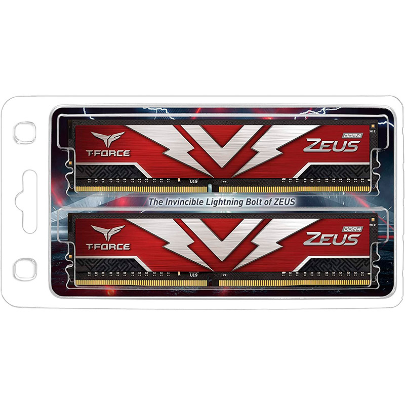 Набір TEAM 16GB DDR4 3000MHz T-Force Zeus Red (TTZD416G3000HC16CDC01) Робоча частота 3000 МГц