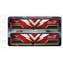 Набір TEAM 16GB DDR4 3000MHz T-Force Zeus Red (TTZD416G3000HC16CDC01)