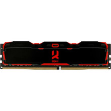 Модуль пам'яті GOODRAM DDR4 8Gb 3200 MHz IRDM X Black (IR-X3200D464L16SA / 8G)