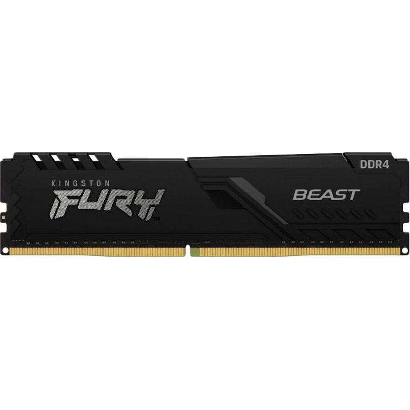 

Модуль памяти KINGSTON 16GB DDR4-3000MHz Fury Beast Black (KF430C15BB1/16), Fury Beast DDR4 3000 16GB (KF430C15BB1/16)