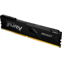 Модуль пам'яті KINGSTON 8GB DDR4 3200MHz Fury Beast Black (KF432C16BB / 8)