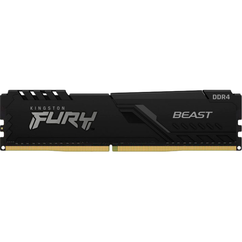 

Модуль памяти KINGSTON 16GB DDR4 3600MHz Fury Beast Black (KF436C18BB/16), Fury Beast DDR4 3600 16GB (KF436C18BB/16)