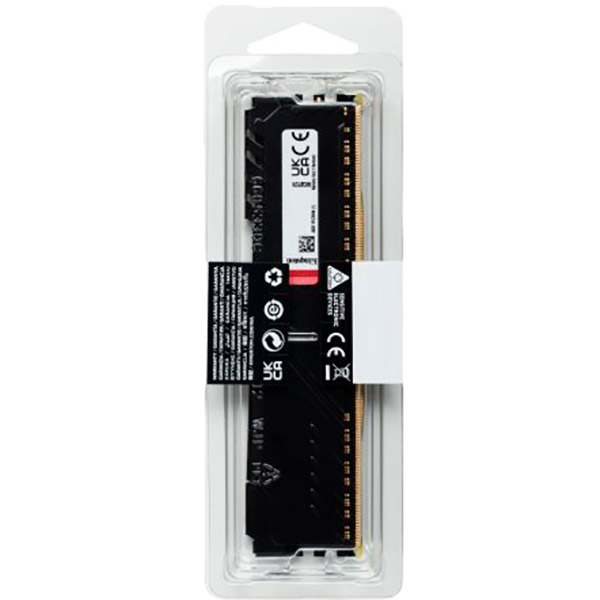 Зовнішній вигляд Модуль пам'яті KINGSTON 16GB DDR4 3600MHz Fury Beast Black (KF436C18BB / 16)