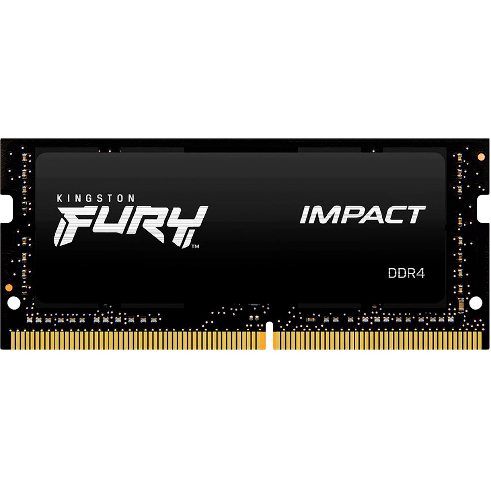 

Модуль памяти KINGSTON 16GB SO-DIMM DDR4 2666MHz FURY Impact Black (KF426S15IB1/16), FURY Impact DDR4 2666 16GB SO-DIMM