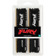 Набор KINGSTON 32Gb DDR4 2666MHz Fury Beast Black (KF426C16BBK2/32)